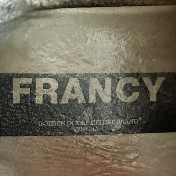 Golden Goose Green High-Top Sneakers with Silver Star Pre-Loved Condition - Picture 11 of 14